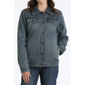 Cinch Women's Reversible Trucker Jacket - Indigo/Brown